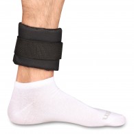 Манжета на ногу (ткань, сетка) SM-379 28*10*1 см Черный